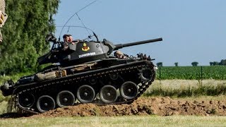 M24 Chaffee in action Locomotion en Fête 2019 [upl. by Bergerac]