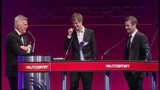 Sebastian Vettel 2012 Autosport Awards Speech [upl. by Dilahk]