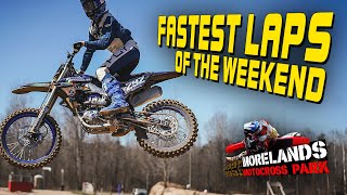 FASTEST LAPS OF THE WEEKEND  Morelands Motocross [upl. by Clorinda]