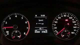 How to View Speed in Kilometers on a Volkswagen [upl. by Rochkind]