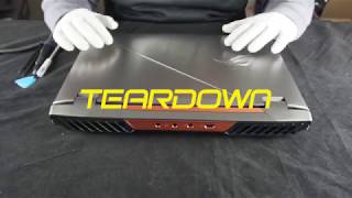 Asus G703GX  How to Service Upgrade amp Fix Laptop Teardown [upl. by Gnidleif641]