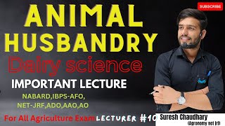 Animal Husbandry Dairy science AFO FCI NSC JRF By Suresh sir lec9 [upl. by Olney]