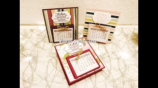 Silvester Gäste Goodie  Tischkalender mit Produkten von Stampin’ Up [upl. by Farah]