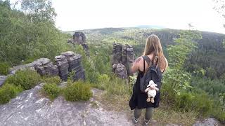 Wanderung im Bielatal zur Grenzplatte  Sächsische Schweiz [upl. by Vern]