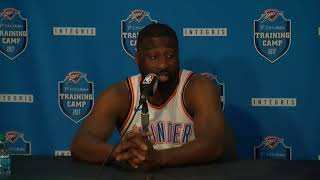 Thunder Media Day Raymond Felton [upl. by Anestassia691]