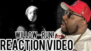 WILLOW  run Official video Reaction [upl. by Yttap]