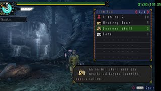 Monster Hunter portable 3rd how to get unknown Skull [upl. by Candace316]