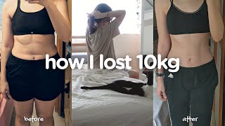 HOW I FINALLY LOST 7KG 16 POUNDS IN 2 MONTHS [upl. by Llener]