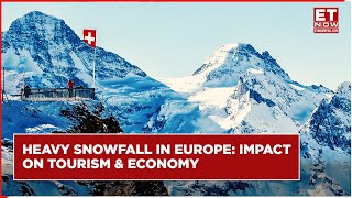 Heavy Snowfall In Europe What It Means For The Winter Sports Industry  Europe  SnowSwitzerland [upl. by Swords]