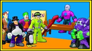 Imaginext Batman Villains enrol to create the Villains League  DC Super Friends Figure Set Riddler [upl. by Nylissej302]