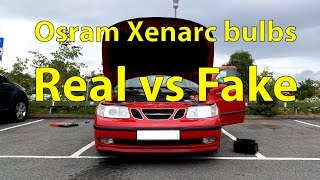 How to identify fake Osram Xenarc D1S Xenon bulbs  Trionic Seven [upl. by Erminna]