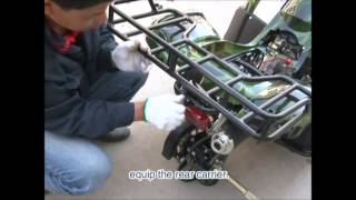 TAOTAO 110D1 ATV Assembly Instructions [upl. by Malena]