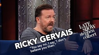 Ricky Gervais And Stephen Go HeadToHead On Religion [upl. by Idisahc]