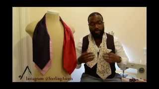 How to tie an Ascot Cravat  Sterling Ascots [upl. by Elgar]