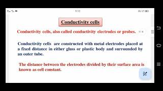 Conductivity cell [upl. by Acinehs887]