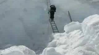 Mt Everest Cimbing in the Khumbu Icefall [upl. by Eynttirb]