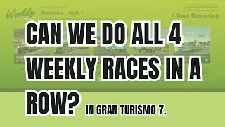 Gran Turismo™ Weekly Races how to do all 4 gaming gamingvideos granturismo [upl. by Laet]