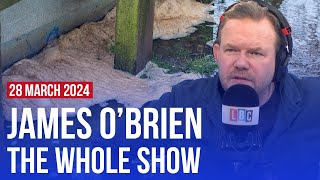 Why is sewage not the talk of the town  James OBrien  The Whole Show [upl. by Piane]