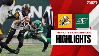 Saskatchewan Roughriders vs Hamilton TigerCats  CFL HIGHLIGHTS [upl. by Morrison]