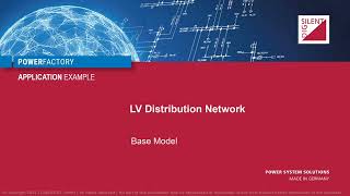 PowerFactory – LV Distribution Network – Base Model [upl. by Annoya]