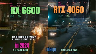 RTX 4060 vs RX 6600 in 2024 [upl. by Neraa]