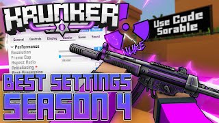 MY SETTINGS ARE LIKE HACKS TRIPLE COLLAT Krunker Season 4 [upl. by Eustache753]