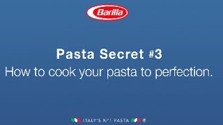 BARILLA SG  How to cook pasta to perfection [upl. by Aisekal]