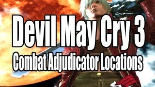 Devil May Cry 3 SE  All Combat Adjudicator Locations [upl. by Scarface939]