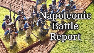 Napoleonic Battle Report with Rebels amp Patriots Rules [upl. by Brink108]