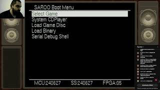 Probando el Saroo la flashcart de la Sega Saturn [upl. by Esialb]