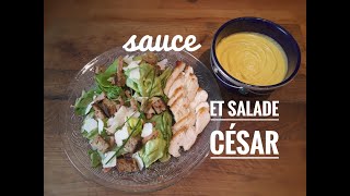 SALADE amp SAUCE CESAR façon POPOTE👩🏼‍🍳 [upl. by Radu]