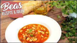 Griechische Bohnensuppe Fasolada  Suppenwoche Rezepte [upl. by Pellet]