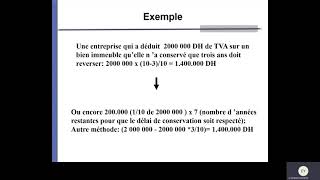 12 Cours de la fiscalité s5  TVA partie 2 [upl. by Ellehcit]