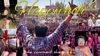 HAPPY HOLI 2k23🤩😍VLOG VIDEOBAGALKOTE nitishkumarmS [upl. by Roshelle986]