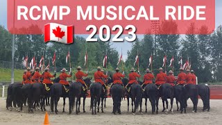 🇨🇦 RCMP Musical Ride 2023  Surrey BC Canada  June 24 [upl. by Adriena]