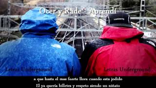 Ocer y Rade  Aprendí [upl. by Ilaw]