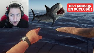 OKYANUSTA DEV MEGALODONU AVLADIM  STRANDED DEEP  9 BÖLÜM [upl. by Garland]