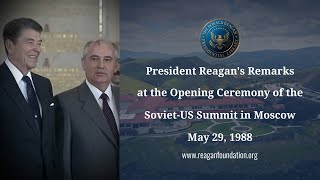 President Reagans Historic Speech in Moscow A Turning Point in USSoviet Relations [upl. by Fern]