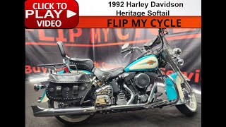 1992 Harley Davidson Heritage Softail [upl. by Nilra]