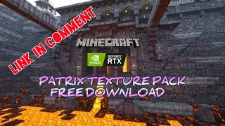 patrix  patrix resource pack free download  patrix 128x patrix128x minecraft shaders [upl. by Anirac212]