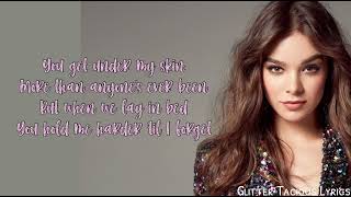 Hailee Steinfeld Rock Bottom lyrics\\ Glitter Tacious Lyrics [upl. by Ilysa585]