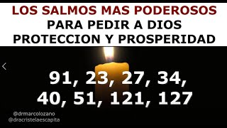 LOS SALMOS MAS PODEROSOS 912327344051121127 ORACION PODEROSA BIBLIA HABLADA AUDIO Y LETRA [upl. by Etnoled]