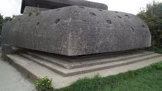 Normandie 08 Die deutsche Artillerie Batterie in Longues sur Mer [upl. by Iliram]