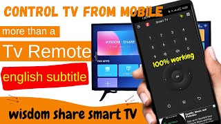 best remote app for wisdom share smart cloud tvcontrol tv from mobile how to use cetusplay app [upl. by Wootan]