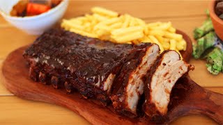 COSTELINHA DO OUTBACK COM MOLHO BARBECUE  FÁCIL  TODAS AS DICAS  RIBS ON THE BARBIE Dika da Naka [upl. by Hillard]