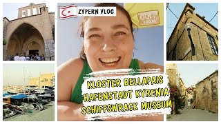 KLOSTER BELLAPAIS HAFENSTADT KYRENIA amp SCHIFFSWRACK MUSEUM ▹ ZYPERN VLOG 5 [upl. by Galang]