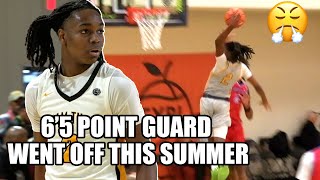 65 POINT GUARD WENT OFF THIS SUMMER Jasper Johnson EYBL Highlights [upl. by Pepi]