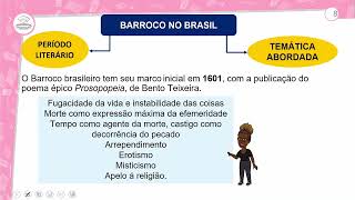 211  LITERATURA – BARROCO E ARCADISMO  PORTUGUÊS  3º ANO EM  AULA 2112024 [upl. by Nelan267]