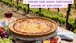 🤤 Vegetarische Quiche Lorraine So gut dass Fleischesser schwach werden 🧀🥬 [upl. by Sigismondo]