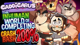 The Inhuman World of Completing Crash Bash 200  Caddicarus [upl. by Onivla]